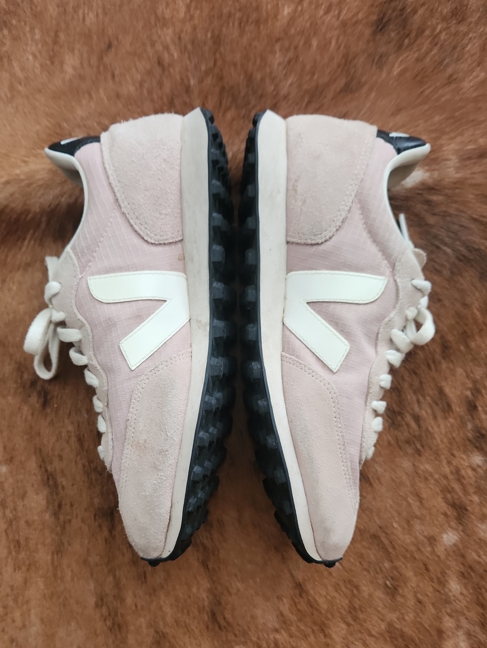 Veja Rio Branco Sneakers Pink/blush And Tan Size 8 - Picture 7 of 9
